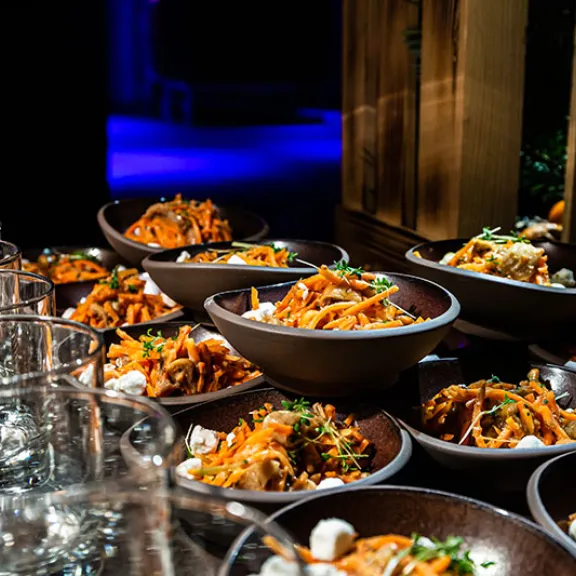 salad buffet at event