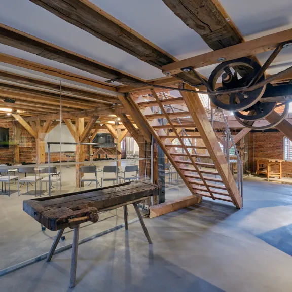 Foto: Blick in den Salon Ruth im Landgut Stober