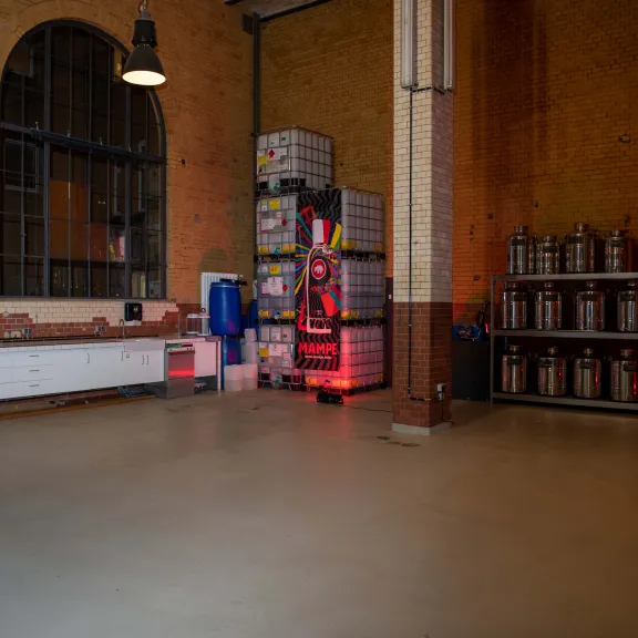 MAMPE Manufaktur, Catering area, offene Küche, Platz für das Catering