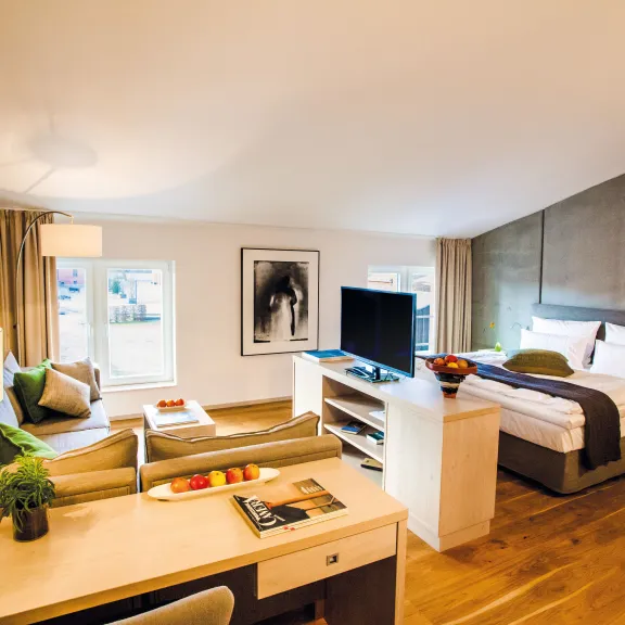 Suite im Bio-Hotel Landgut Stober