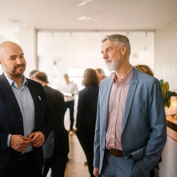 Get-Together in der Panoramabar im PlaceOne