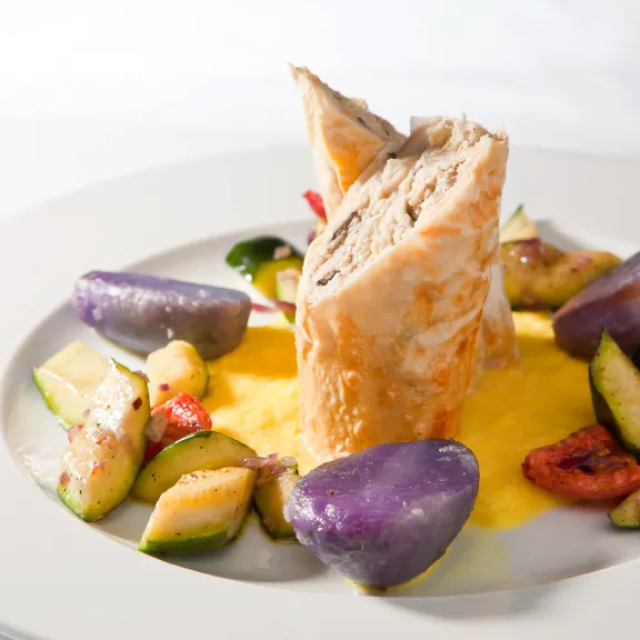 Tellergericht, Hauptgang Hühnchen