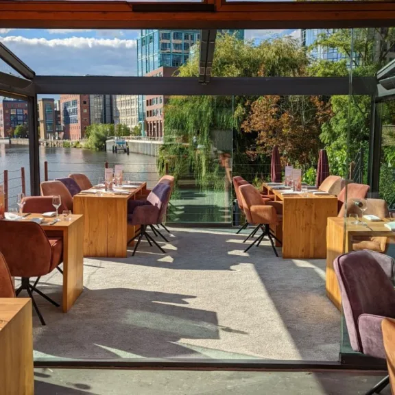 PATIO Westterrasse mit Spreeblick