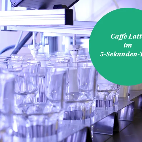 Milchanlage beim Coffee Catering von mocca mobil im Meeting Guide Berlin