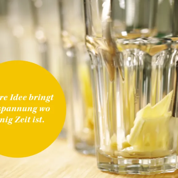 Ingwertee des Coffee Catering Anbeiters mocca mobil im Meeting Guide Berlin