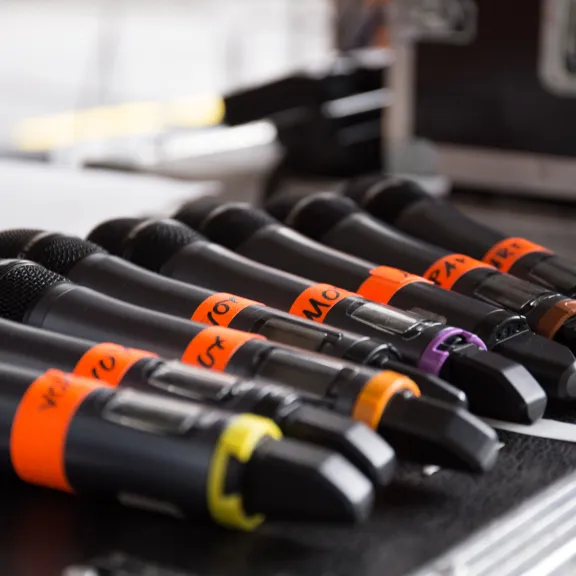 Mirkrofontechnik als Kernkompetenz des Veranstaltungstechnikdienstleisters Lord of Event