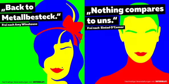 Nachhaltigkeitskampagne von vaterblut