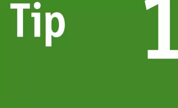 Tip 1 for sustainable event planning