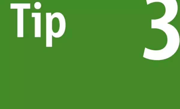 Tip 3 for sustainable event planning