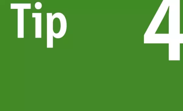 Tip 4 for sustainable event planning