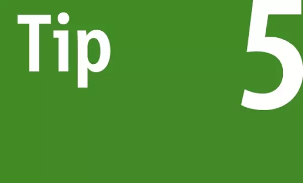 Tip 5 for sustainable event planning