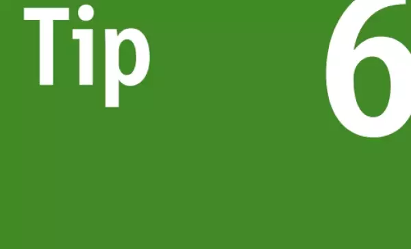 Tip 6 for sustainable event planning