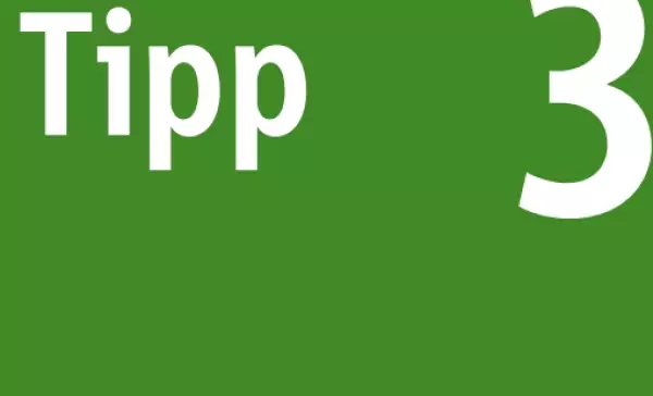 Tipp 3 für die nachhaltige Veranstaltungsplanung