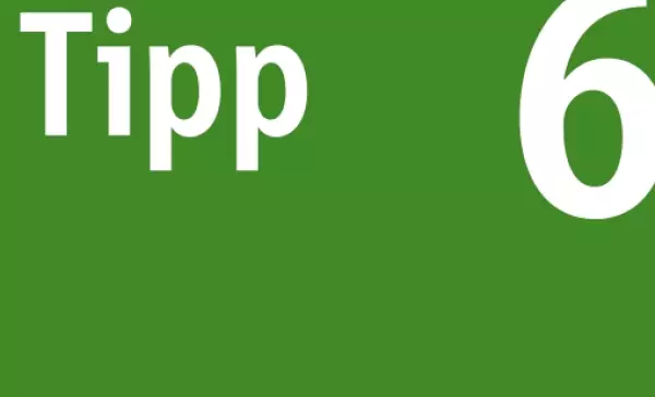 Tipp 6 für die nachhaltige Veranstaltungsplanung