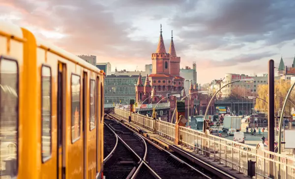 U-Bahn auf der Oberbaumbrücke
