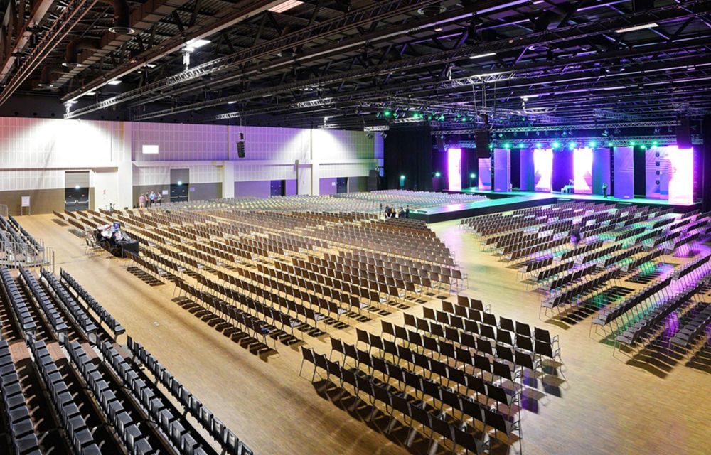 Meeting Guide Berlin, Tagungshotel Berlin, Estrel, Convention Hall I Seating in rows