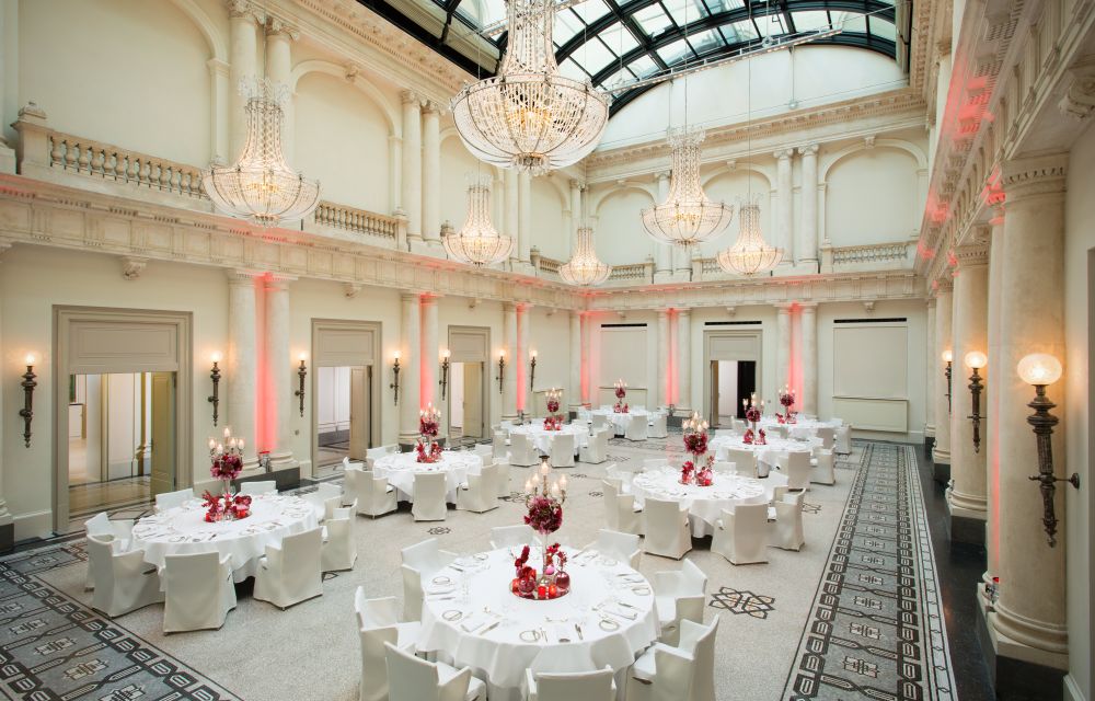 Historic ballroom in the former counter hall