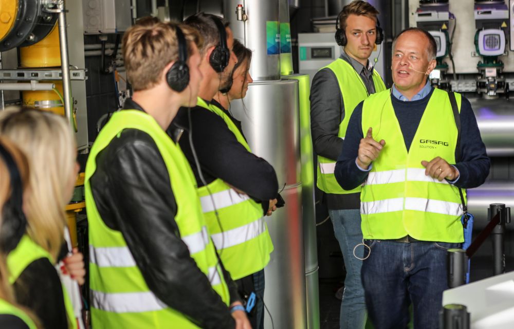 Energy workshop by GASAG Solution Plus with a guided tour