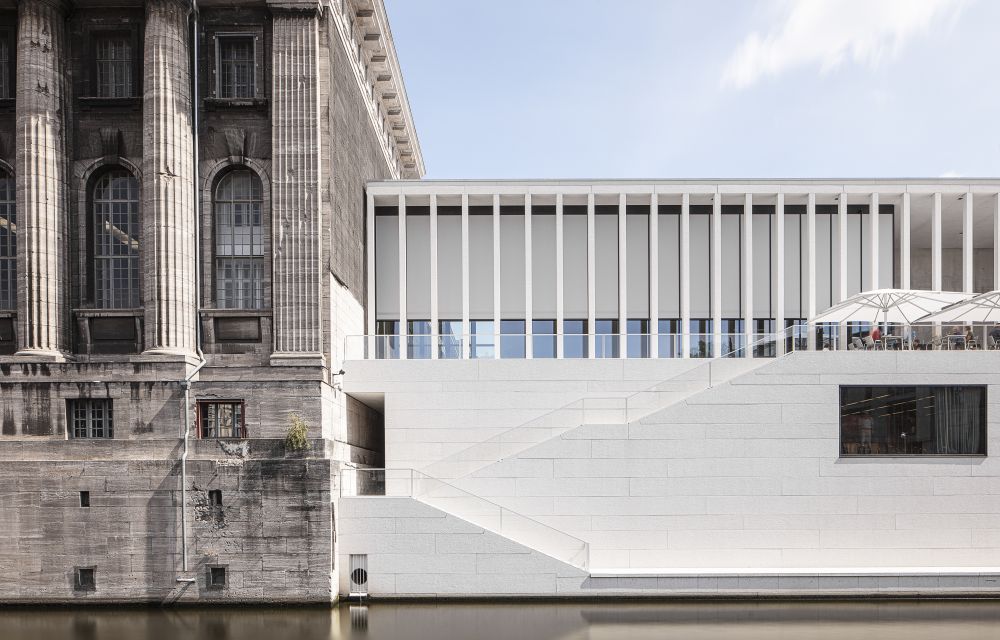The new James Simon Gallery on Museum Island in the heart of Berlin