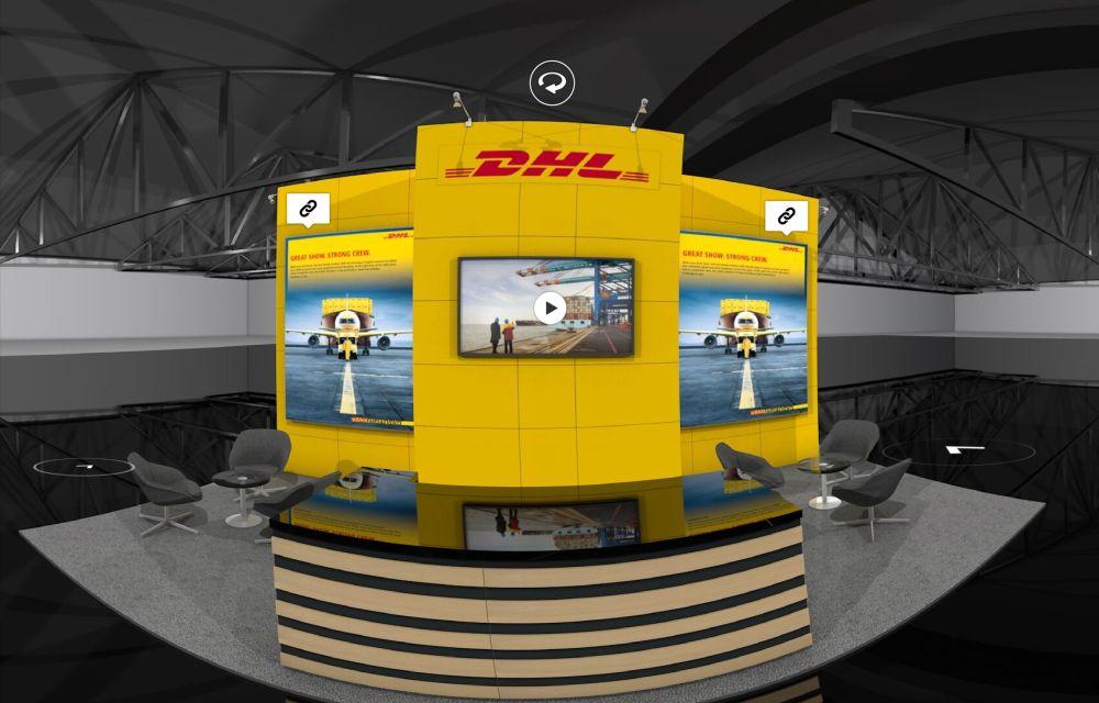 Virtueller Messestand