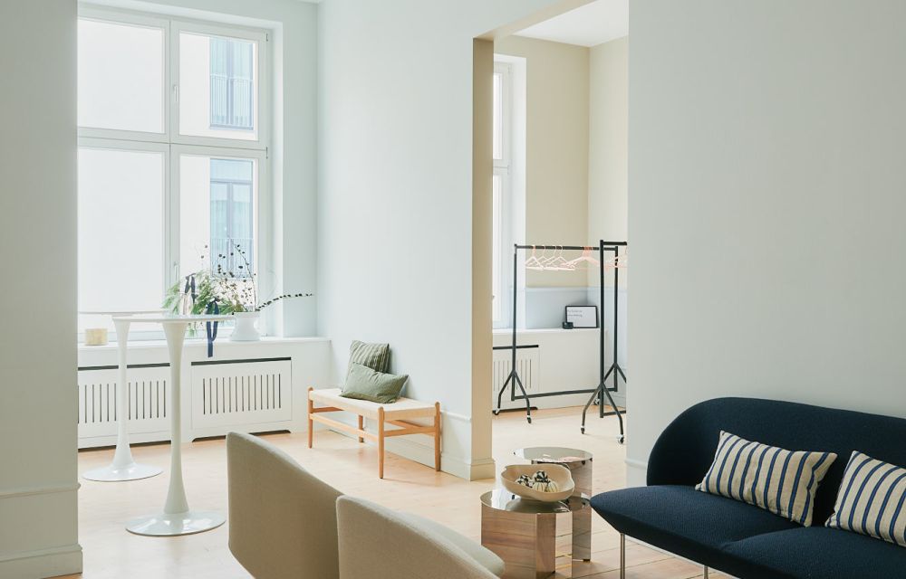 Eventlocation Berlin Seminarräume Empfang Breakout Room mit Tageslicht Altbau Location 