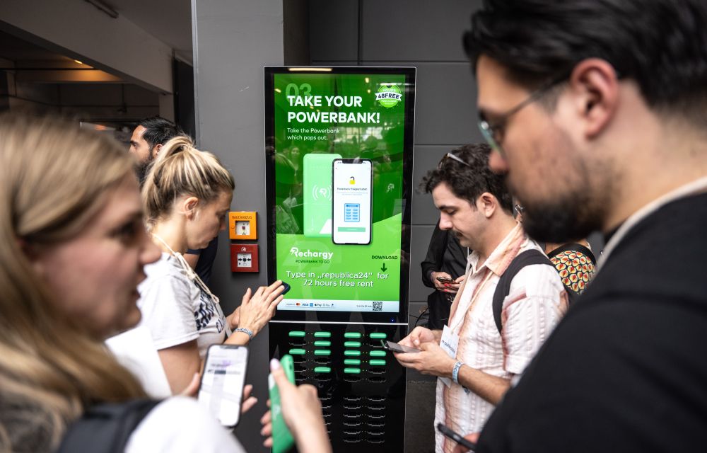 Rechargy Powerbankstationen für Veranstaltungen