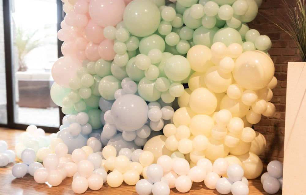 Ballonwand  Pastell