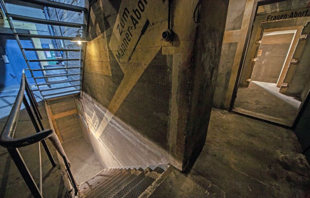 Gasschleuse im Gesundbrunnenbunker.