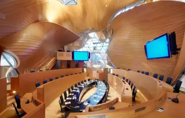 Meeting Guide Berlin AXICA Tagungs- und Kongresszentrum conference room empty