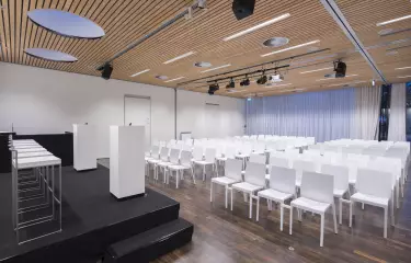 Meeting Guide Berlin Cafe Moskau Raum Asgabat in Reihenbestuhlung