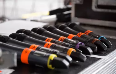 Mirkrofontechnik als Kernkompetenz des Veranstaltungstechnikdienstleisters Lord of Event