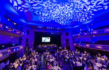Galadinner im großen Theatersaal