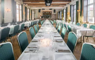 Meeting Guide Berlin, Eventlocation The Grand, Ballroom Dinner Set Up