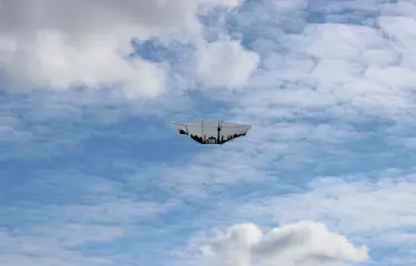 Hang gliders on the Teufelsberg, Charlottenburg