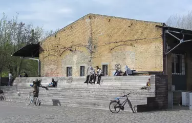 Building of the old goods station, Ladestraße, Park am Gleisdreieck