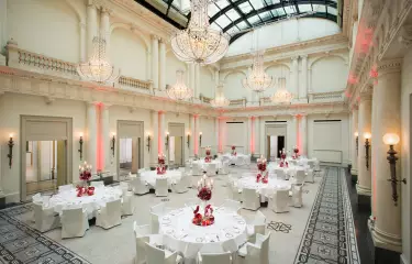 Historic ballroom in the former counter hall
