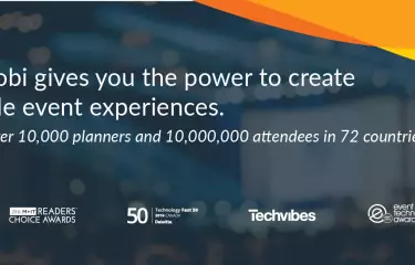 EventMobi supports over 10,000 event planers worldwide