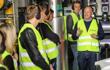 Energy workshop by GASAG Solution Plus with a guided tour