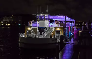 Meeting Guide Berlin, Eventlocation Seminarschiff, individuelle Lichtgestaltung möglich