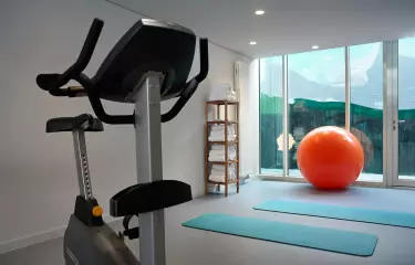 Fitness room with daylight