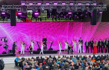 IGA Opening mit Schiller und dem Berlin Show Orchestra