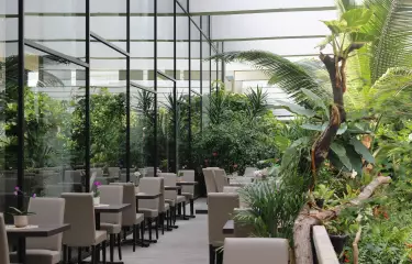 Restaurant Jungle view, Biosphäre Potsdam, Location