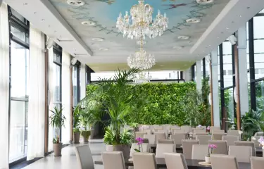 Biosphere Potsdam, Restaurant Jungle view, Location, Meeting Guide Berlin