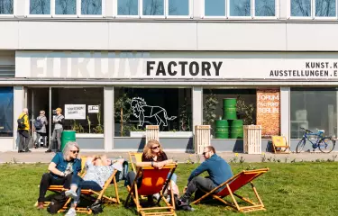Outdoor area at Forum Factory Berlin