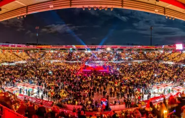 Stadioninnenraum Konzert