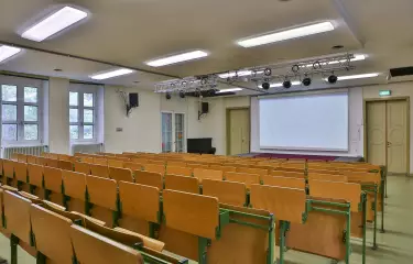 Hörsaal der MEET+CHANGE Location Interkulturelles Zentrum