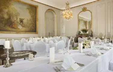 Music room in the Schlosshotel Berlin by Patrick Hellmann