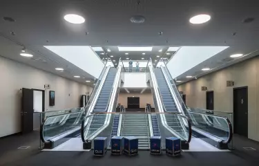 Entrance Gamma level of the event location Hub27