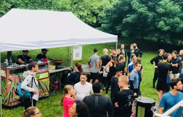 Foodbike des Servicepartners refueat Catering