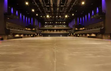 Interior of the hall in the Verti Music Hall unseated 